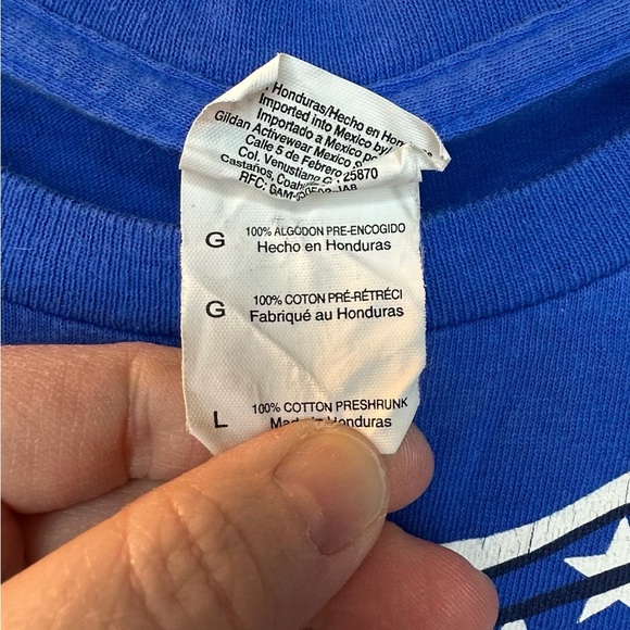 Gildan Red White Blue Patriotic Vote "I Want You" Graphic T-Shirt Men’s Large - Picture 7 of 7